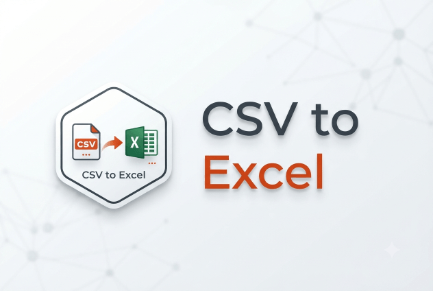 CSV ↔ Excel
